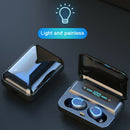 F9-5 TWS Mini Wireless Bluetooth 5.0 Earphones Earbuds w/LED Display Charge Box
