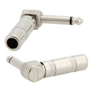 Guitar Electric Bass Parts Cable Connector Plug 6.35mm 1/4'' Mono Male Plug