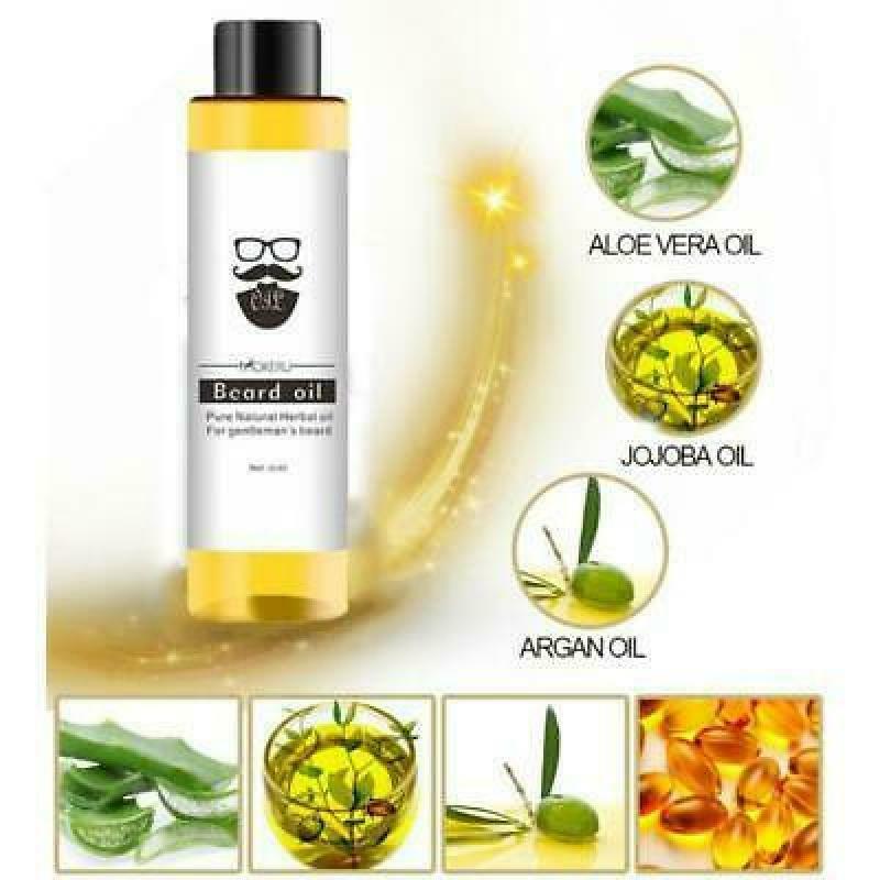 30ml Natural Organic Herbal Beard Growth Oil Mustache Moisturizing Essence Hair