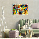 1000pcs DIY Oil Painting Tiger Puzzle Educational Assembling Jigsaw Toys A