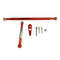 Metal Steering Servo Rod Linkage for 1/12 MN86K MN86KS RC Carwler Red