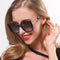2x Square Fashion Cat Eye Sunglasses Oversized Summer Designer Sun Glasses