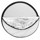 Round 24"/ 60cm 5-in-1 Portable Collapsible Multi Disc Light Reflector with Bag