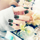 Designer nail tips false french full cover nails art decor finger 24 ï¼D