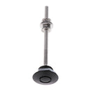 Easy Install Universal Push Button Quick Release Hood Pins Lock 100mm Black