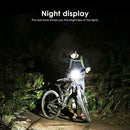 3 in 1 USB Rechargeable LED Bike Front Light+Bicycle Computer+Electric Bell