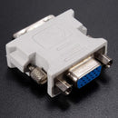 for LCD Monitor DVI-D 18+1 Pin Dual Link Male to VGA Female Plug Adapter 15 Pin