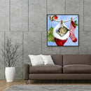 Cat 5D DIY Full Round Drill Diamond Painting Hanging Decor Beadwork Crafts