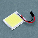48SMD COB White Panel LED T10 Car Interior Panel Light 12V 4W Dome Lamp New J5M0