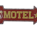 Metal Tin Sign US Route 66 MOTEL Shop Garage Retro Wall Poster Pub Cafe ART