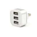 1Pc 3 port usb 2.0 rotate hub splitter adapter for pc notebook expansion M&