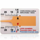 Tire Tread Depth Gauge Car Truck Motorcycle Trailer Wheel Measuring Tool OZ FT