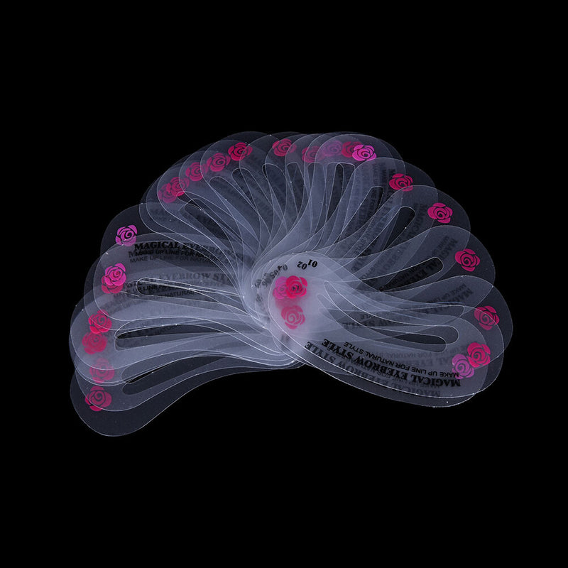 24Style Eye Brow Class Guide Grooming Shaping Assistant Eyebrow Drawing Car Bj