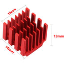 10pcs/lot Aluminum Cooler Heatsink For TMC2100 Stepper Motor Driver Red