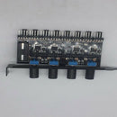 Pc 8 Channels Fan Hub 4 Knob Cooling Fan Speed Controller For Cpu Case d  V5P2