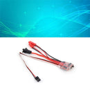 2pcs Dual Way Brushed ESC for RC Car Models Accessories 3-9.4V without Brake