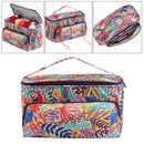 Travel Knitting Tote Bag, Yarn Storage Bag for Carrying Projects, Knitting