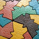 Black Stepping Stone Mold Plaster Mold Paver Pathway Maker Garden Lawn Paver