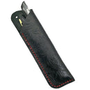 Handmade Leather Double Pen Case Holder for Ballpoint Pen Fountain Pen Slee L5O9