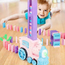 Automatic Laying Domino Brick Train Car Set Plastic Blocks Toys Dominoes Ga P9H1