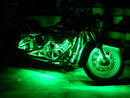 Green 4pcs 30CM/15 LED Car Motors Truck Flexible Strip Light Waterproof 12V JR