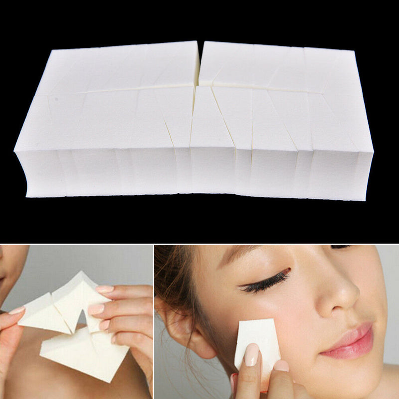 24X Beauty Lady Make Up Cosmetic Triangle Foundation Facial Puff Sponge Powde_3C