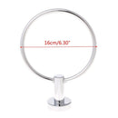 Stainless Steel Towel Ring Holder Hanger Chrome Wall Mounted Home Hotel Bathroom