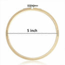 12Pcs Bamboo Cross Stitch Hoops Round Embroidery Hoops Adjustable Bamboo Ci
