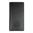 Men's Long Business Faux Leather Wallet Credit Cards Holder (Black)