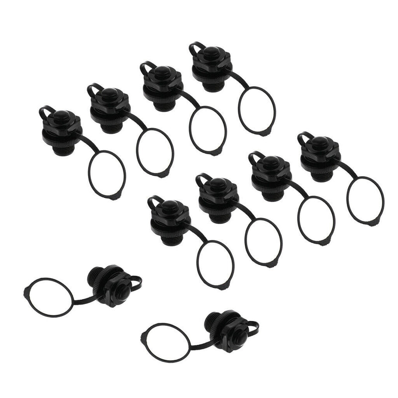10x Inflatable Air Valve Cap Water Sport Dinghy Kayak Pool Raft Spare Parts