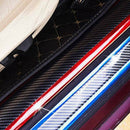3CM*1M Car Carbon Fiber Blue Edge Guard Strip Door Sill Protector Accessories
