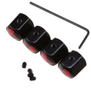 4X Car Auto Accessories Air Tire Stems Valve Wheel Caps Dust Cover Anti-theft
