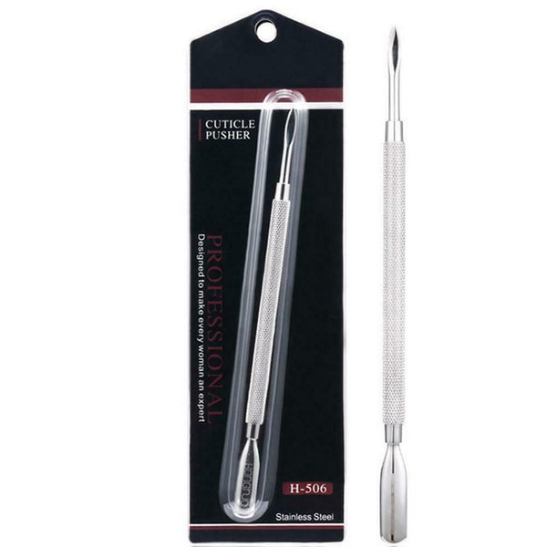 Stainless Steel Cuticle Remover Finger Dead Skin Push Nail Cuticle Pusher