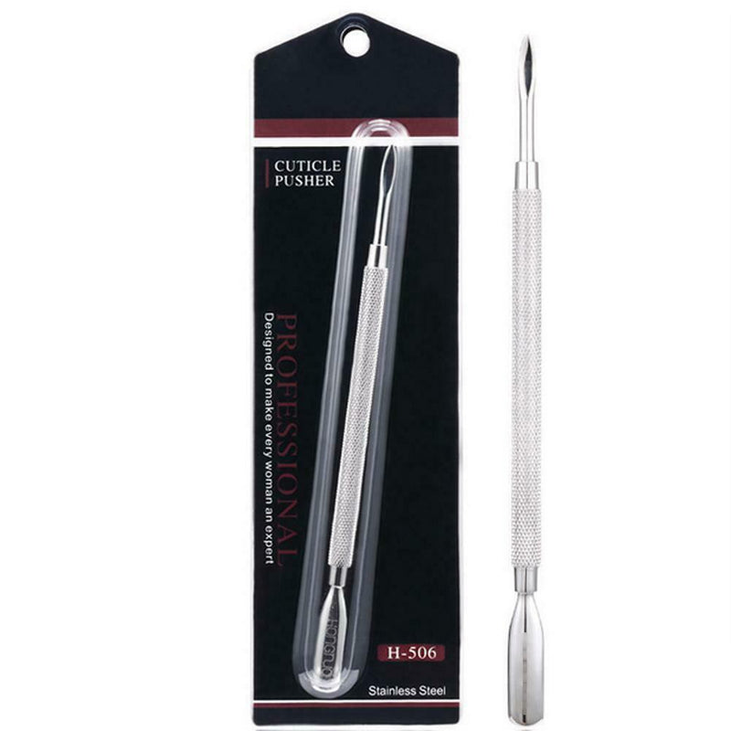 Stainless Steel Cuticle Remover Finger Dead Skin Push Nail Cuticle Pusher