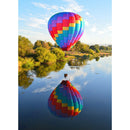 5D DIY Diamond Painting Balloon Landscape Full Round Wall Painting Home Art