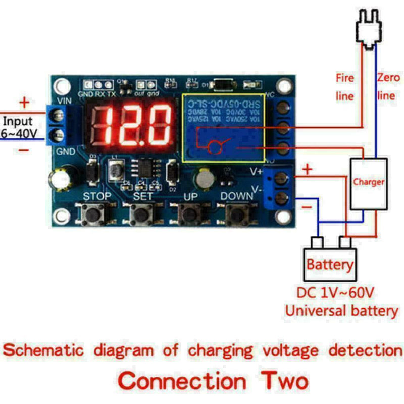Battery Charger Discharger Board Under Voltage Over O3K3 Module& tection Vo V9H5