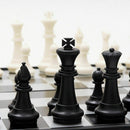 folding Magnetic chess board portable set with pieces camping games sport N9B4