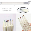 10X Metallic Paint Pen Marker Glass Painting Ceramic Porcelain Rock Wood Kit J8