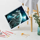 Animal 5D Diamond Painting DIY Full Round Drill Rhinestone (Wolf LD424)