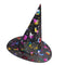 Satin Fabric Halloween Wizard Hat Witch Costume Hat for Boys & Girls
