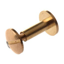 10x Arc Solid Brass Button Stud Screw Nail Screw back Leather Rivet Belt 12