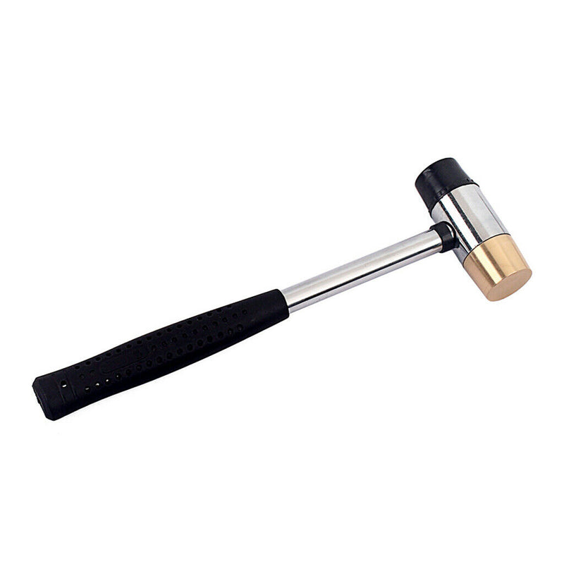Fret Hammer 7/8" diameter head -UHMW&Brass head-Guitar luthier hammer Black
