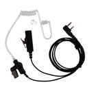 2 Pin Covert Acoustic Tube Earpiece Headset Mic for Baofeng Kenwood UV-5R A