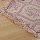 Sofa Protector Tablecloth Table Cover Towel Purple triangle scarf 70X85cm