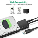 SATA to USB Adapter USB 3.0 to Sata 3 Cable for 2.5in 3.5in Hard Disk Drive