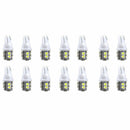 20Pcs Super White T10 Wedge 10SMD 2835 LED Light Bulbs W5W 158 192 168 194 6500K
