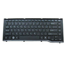 Replacement English Layout Keyboard Black Frame for Fujitsu LH522 LH532 Laptop