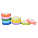 10x Rainbow Roll DIY Washi Sticky Paper Tape Masking Tape Self Adhesive Tape LJ