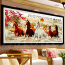 5D DIY Horses Embroidery Diamond Painting Cross Stitch Kits Home Decor Crafts