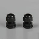 Hot 1Bag 5pcs PG11 Waterproof Connector Gland Dia. 5-10mm Cable Black AUB Cy